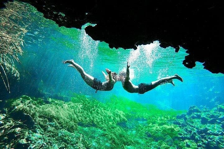Snorkel Three Cenotes by Bike from Chemuyil — Mayan Snack Included photo 1