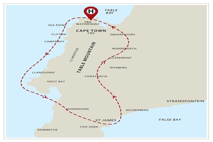 Cape Town Helicopter Tour: 25-Min Flight Over Two Oceans + V&A Waterfront Boat Cruise photo 5