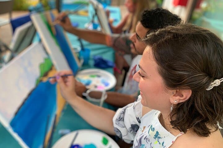 Kapolei Paint Paina: Hawaiian-Style Poolside Paint Party at Residence Inn