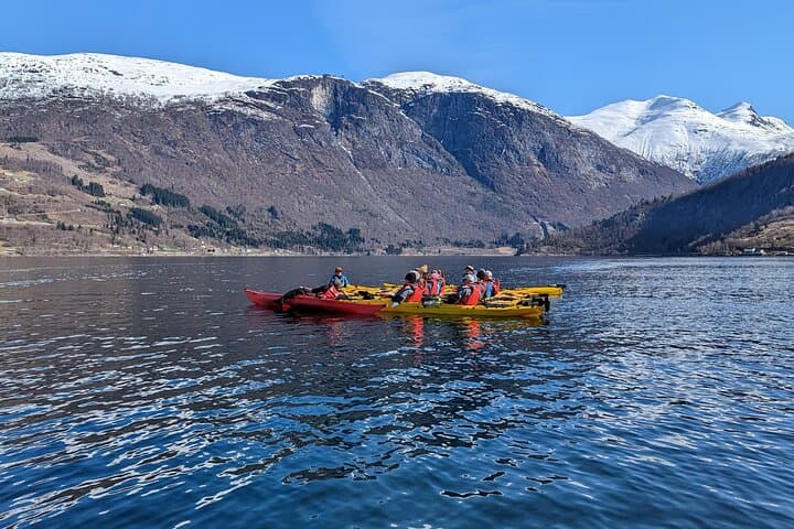 Olden Kayaking on the Fjord: Beginner-Friendly Guided Double Kayak Tour