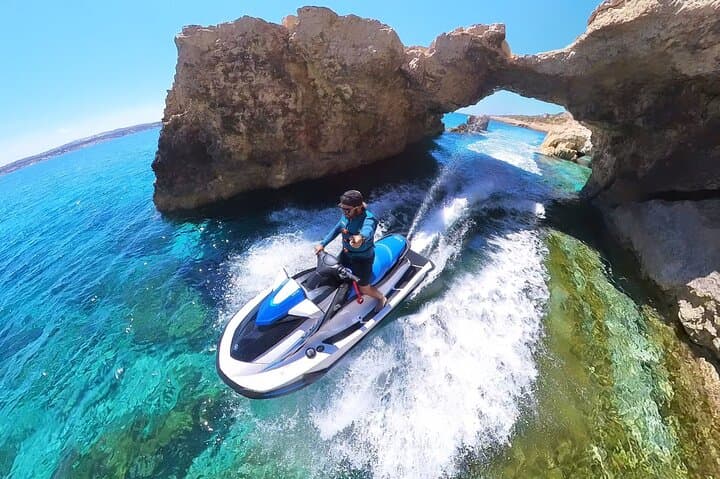 Self-Guided Jet Ski Rental Malta: 30-Minute WaveRunner Adventure from Marfa Bay photo 3