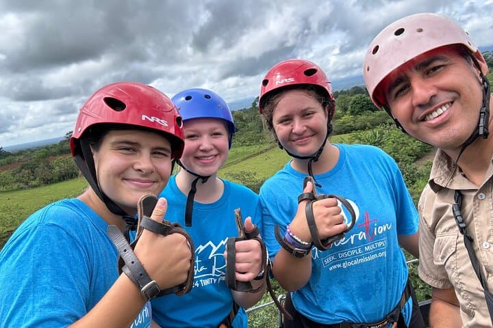 Zipline Over Rio Celeste: 7-Line Canopy Tour with River Dip and Lunch photo 3