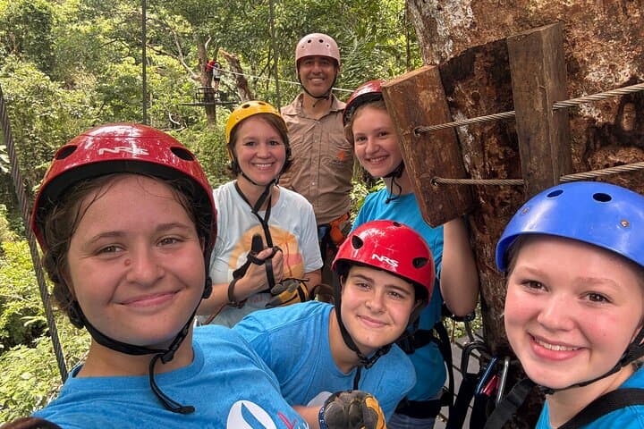 Zipline Over Rio Celeste: 7-Line Canopy Tour with River Dip and Lunch photo 4