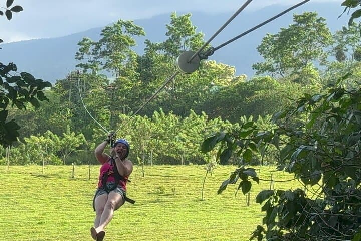 Zipline Over Rio Celeste: 7-Line Canopy Tour with River Dip and Lunch photo 6