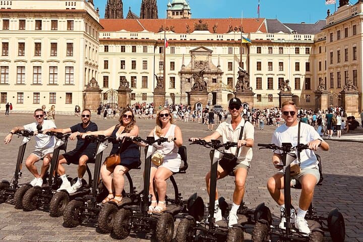 Electric Scooter Tour: Charles Bridge to Prague Castle in 2 Hours