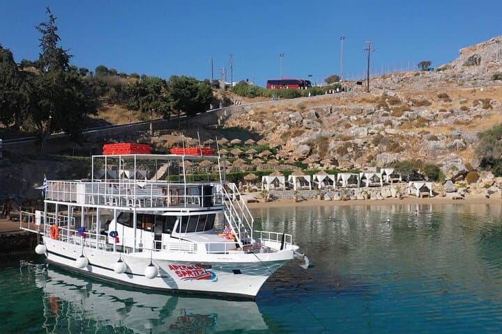 Lindos Boat Cruise with Swim Stops and Lunch — Navarone, Archangelos & Agathi photo 4