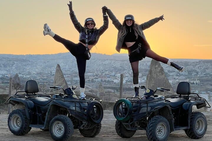 Sunset ATV Tour Through Cappadocia's Red & Love Valleys