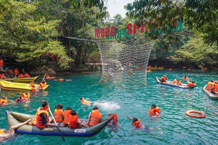 Phong Nha Cave & Mooc Spring Day Trip: Boat Cave Cruise, Swim & Local Lunch photo 3