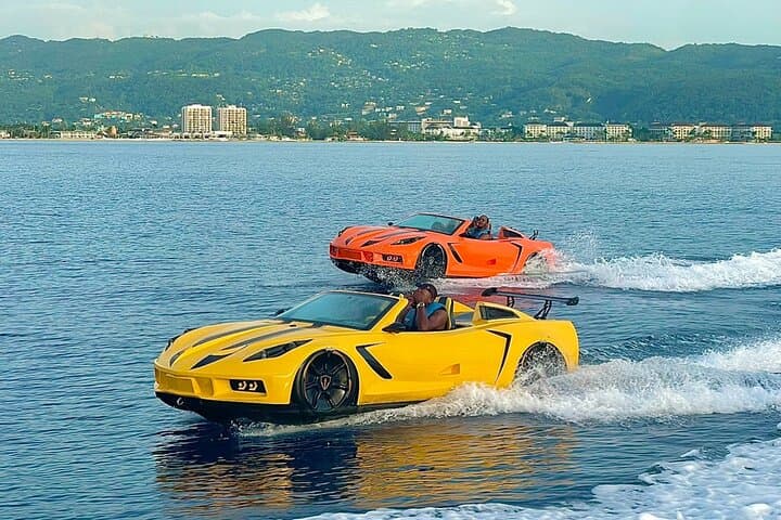 Drive a Jet Car on the Sea: Montego Bay Amphibious Corvette Experience