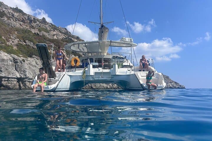 Half-Day Rhodes Catamaran Cruise to Anthony Quinn Bay & Kallithea Springs photo 3