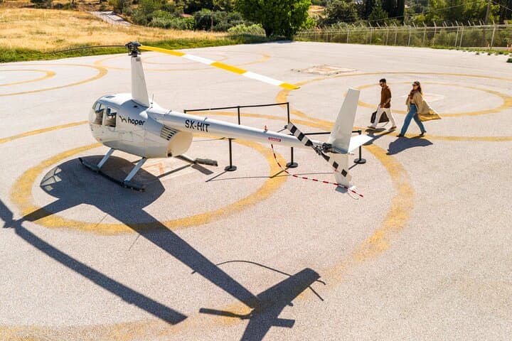 Santorini 360: Helicopter Tour, Caldera Views & Wine Tasting photo 4