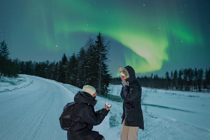 Chasing the Northern Lights from Rovaniemi — Small-Group Aurora Hunt with Photographer