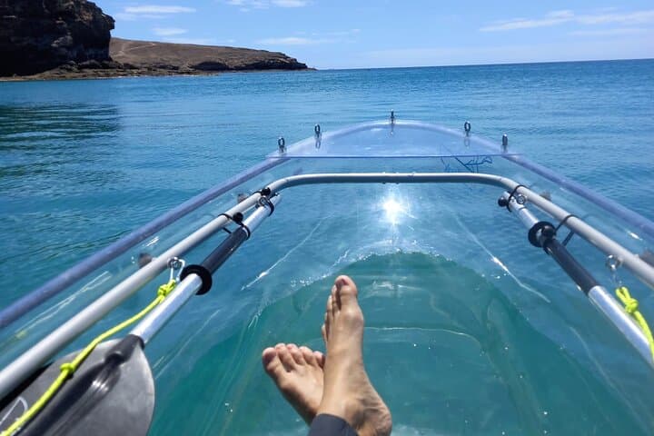 Transparent Electric Kayak Tour — Southern Fuerteventura Coast photo 2