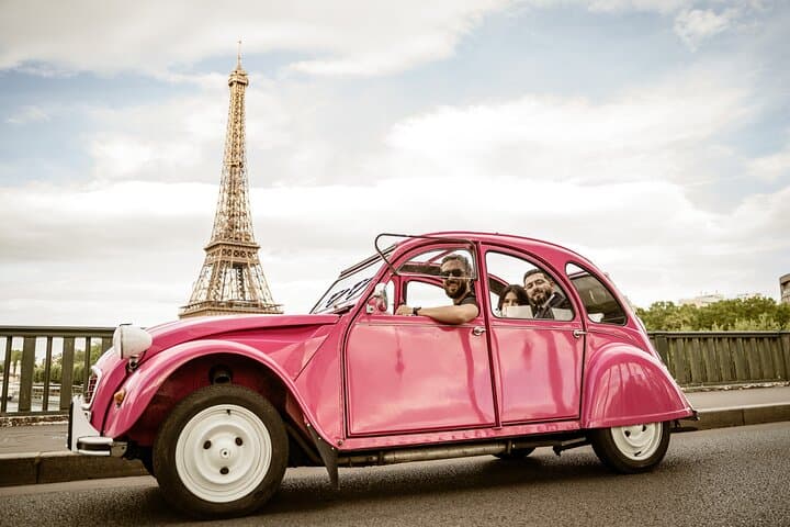 Paris in a Pink 2CV: 2-Hour Private Guided Tour of Iconic Sights photo 3