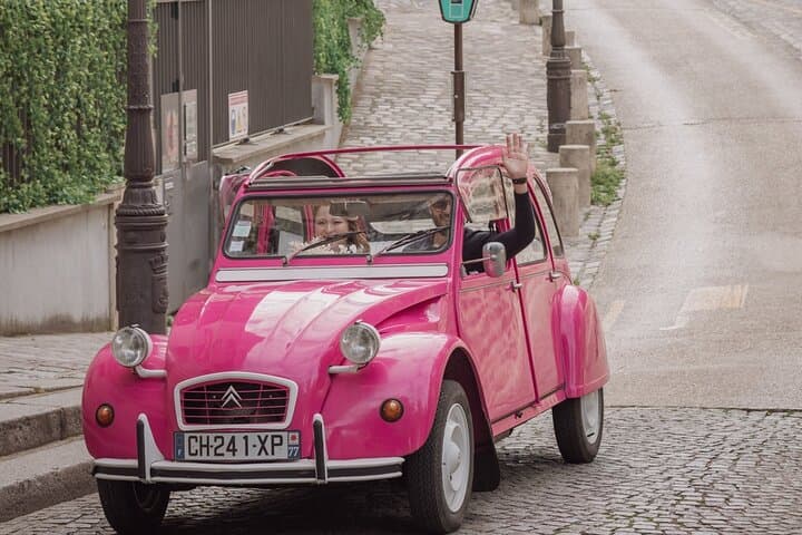 Paris Half-Day Private Pink Citroen 2CV Tour: Iconic Sights & Photo Stops photo 3