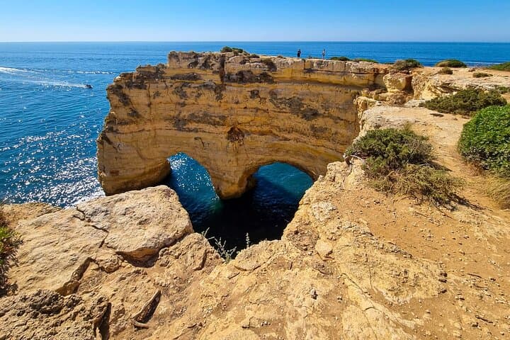 Benagil Hiking Cliffs & 4 Treasure Experience from Faro — Praia da Marinha, Benagil, Algar Seco photo 3