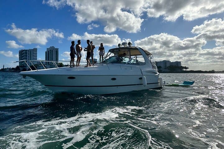 Miami Beach 40ft Yacht Rental: Private 4-Hour Cruiser Charter in Biscayne Bay photo 6