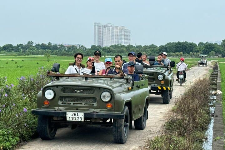Hanoi Half-Day Jeep Tour: Train Street, West Lake & Countryside Visit photo 3