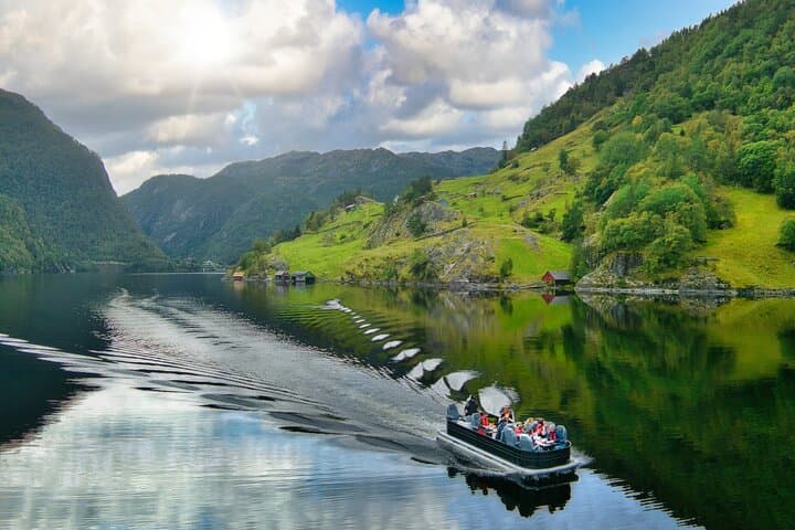 Private Pontoon Fjord Cruise from Bergen: Secluded Arms & Tidal Channels