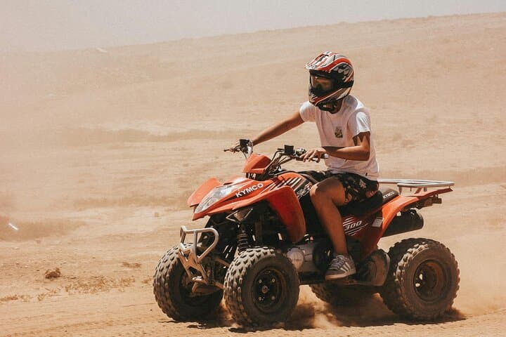 Giza Desert Quad Bike Safari — Ride Beyond the Pyramids & Taste Bedouin Tea