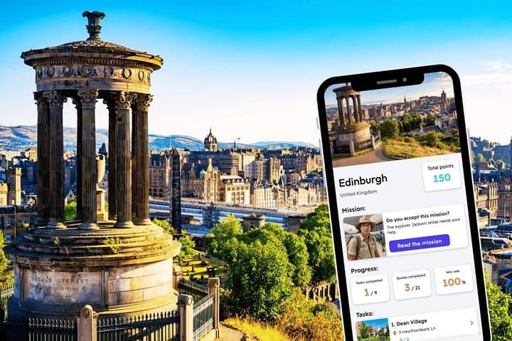 Edinburgh Self-Guided Game Tour: Interactive Walking Adventure on Your Phone