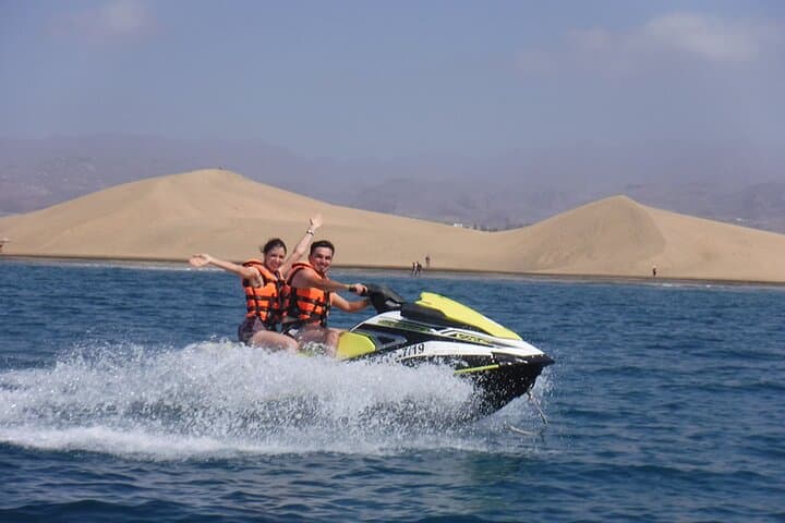 Playa Ingles E-Scooter + Jet Ski Combo: Maspalomas Coastal Explorer photo 2