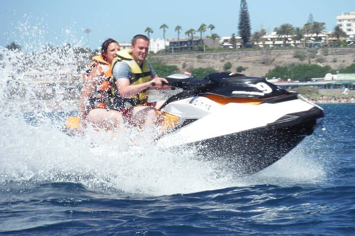 Playa Ingles E-Scooter + Jet Ski Combo: Maspalomas Coastal Explorer photo 6
