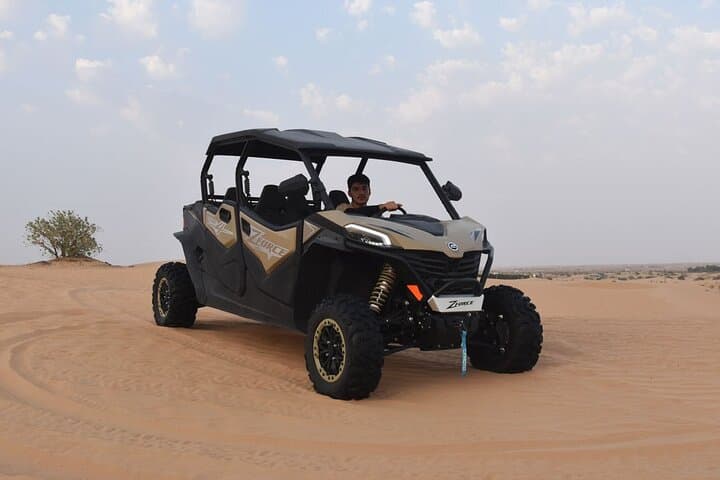 Dubai Private Evening Desert Safari: 4x4 Dune Bashing, Camel Ride & BBQ photo 4