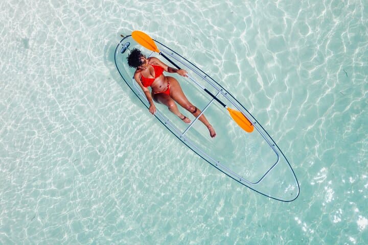 Clear-Bottom Kayak Experience at Kendwa Beach with Drone Photography photo 2