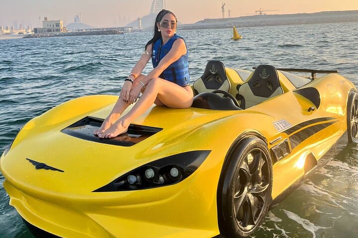 Dubai Jetcar Ride: 30-Min High-Speed Coastal Drive with Burj Al Arab Views photo 2
