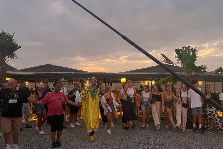 Agafay Desert Evening: Quad Ride, Sunset Camel, Dinner & Folklore Show
