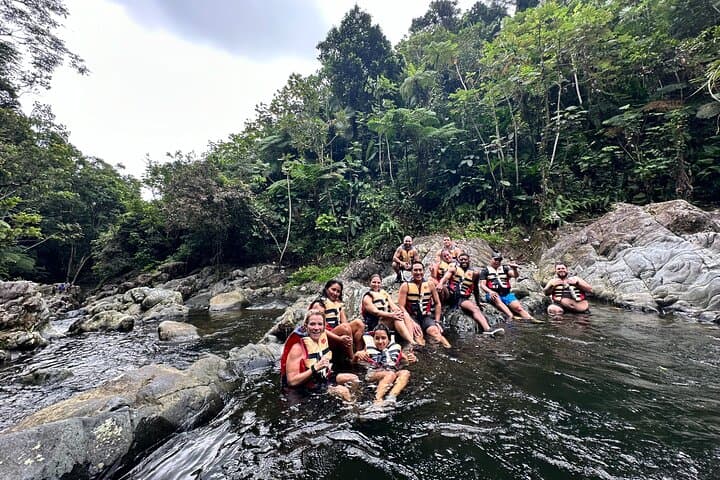 El Yunque Hidden Waterpark Tour from San Juan — Rockslides, Rainforest Pools & Luquillo Kiosks