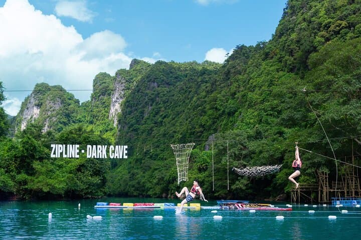 Paradise Cave & Dark Cave Full-Day: Phong Nha Zipline, Mud Bath and River Adventure photo 2