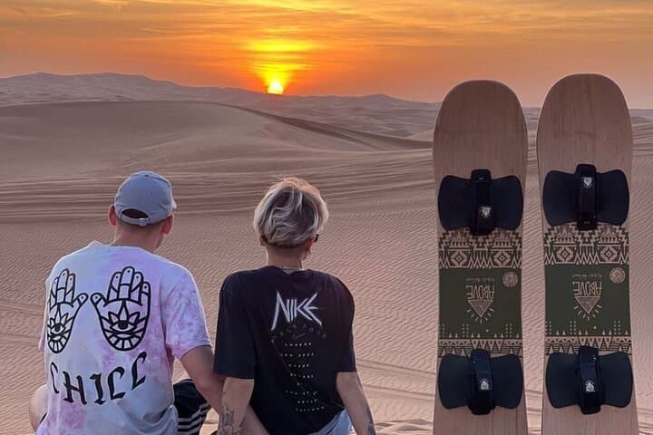 Mesaieed Desert Safari — Sunset & Sunrise Dune Bashing, Camel Rides and Inland Sea photo 2