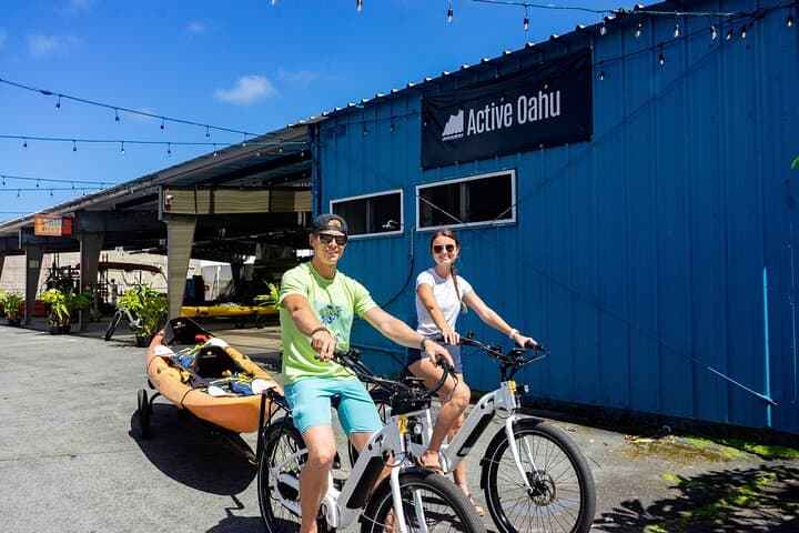 Guided E-Bike and Kayak Tour to the Mokulua Islands — Kailua Oahu Day Adventure photo 3