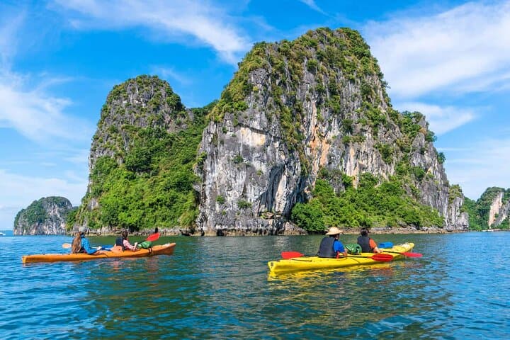 Ha Long Bay Cruise 2 Days 1 Night — Bai Tu Long Bay Kayaking & Cooking Class