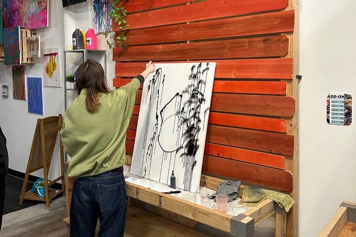SPLAT Paint Night BYOB: 60-Minute Splatter Art Experience photo 4