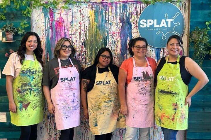 SPLAT Paint Night BYOB: 60-Minute Splatter Art Experience photo 3