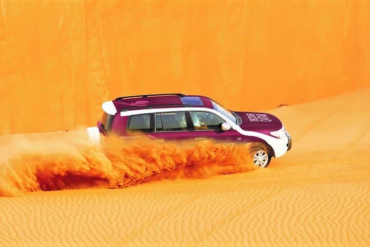Transit Desert to Inland Sea: Sealine Dune Drive & Khor Al Adaid Tour
