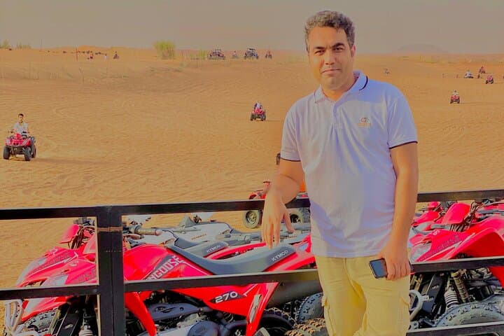Morning Desert Safari in Dubai's Red Dunes — Lahbab Dune Bashing & Sandboarding photo 3