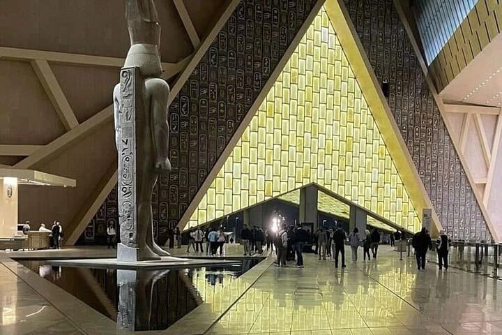 Giza Pyramids & Grand Egyptian Museum: Private Day Tour from Cairo