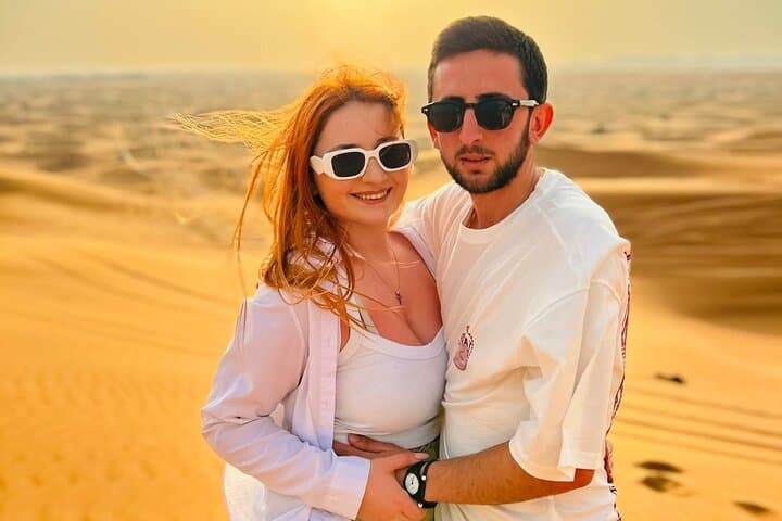 Desert Thrills: Dubai Dune Bashing, Quad Biking & Sandboarding Sunset Safari
