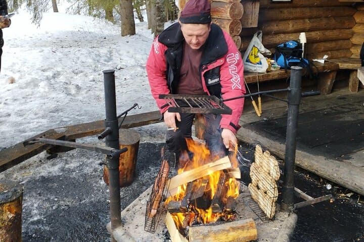 Korouoma Frozen Waterfalls Winter Hike from Rovaniemi with BBQ photo 6