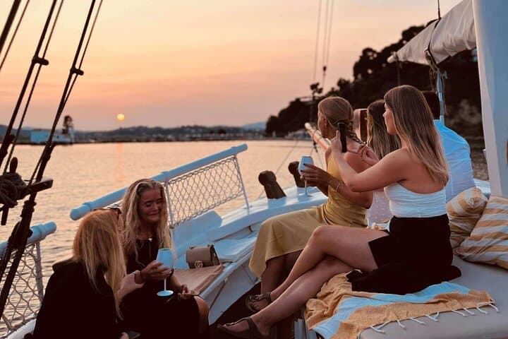 Corfu Sunset Cruise on a Wooden Boat with Cocktails & Bites photo 4