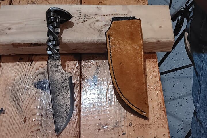 Forge a Railroad Spike Knife in Ferry Township: Hands-On Blacksmith Workshop