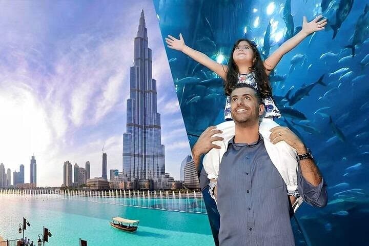 Burj Khalifa At The Top & Dubai Aquarium Combo — Observation Deck and Underwater Zoo Tickets photo 1
