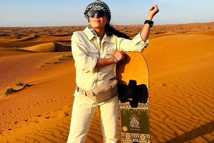 Private Evening Dubai Desert Safari — Red-Dune Dune Bashing, Sandboarding & BBQ photo 5