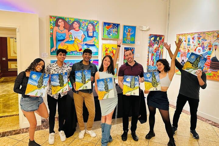 Sip and Paint in San Francisco: Paint, Pour, and Learn in a Two-Hour Studio Session