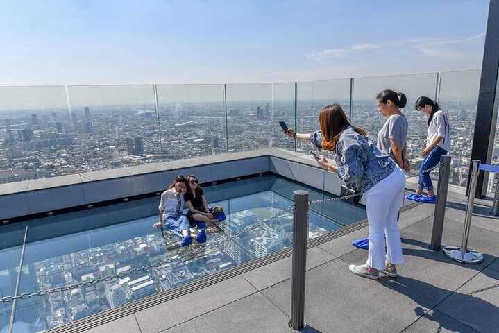 Mahanakhon SkyWalk Full-Access: Bangkok Glass-Floor & Rooftop Views