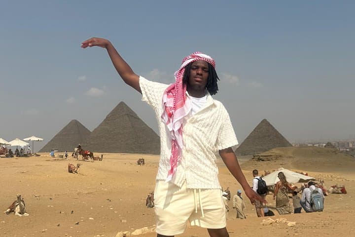 Quad-Bike Desert Safari Around the Pyramids — ATV Ride on the Giza Plateau photo 1